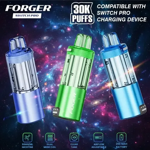 Foger Switch Pro replacement pod with dual-mesh coil